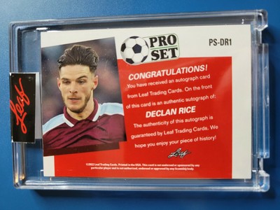 Declan Rice 2022 LEAF PRO SET AUTOGRAPH AUTO #PS-DR1 | eBay 