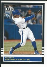 Jonathan Davis 2019 Donruss #221 RC Rookie Card Toronto Blue Jays