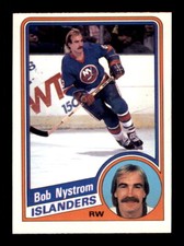 1984-85 O-Pee-Chee #132 Bob Nystrom - Crease Free