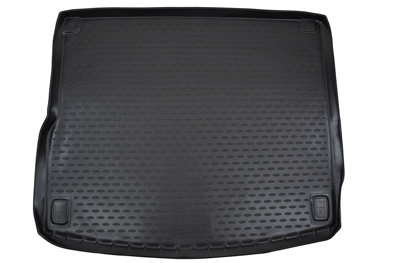 Tapis de coffre étanche en caoutchouc résistant avec rebords pour VW Touareg 2