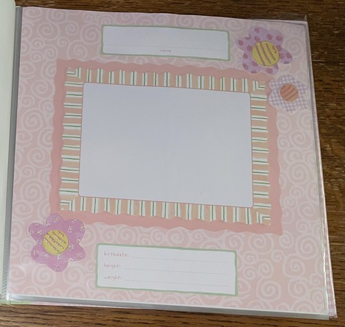 Tapestry By CR Gibson Complete Scrapbook Album 12x12 Baby Girl Butterfly Flowers - Picture 8 of 23
