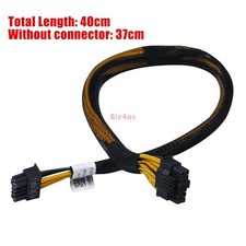 For Dell PowerEdge R750 R750XA R7525 12 Pin to 16 Pin 16" GPU Power Cable F8NXW