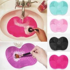 Silicone Makeup Brush Cleaner Pad Washing Scrubber Board Cleaning Mat Hand Tool