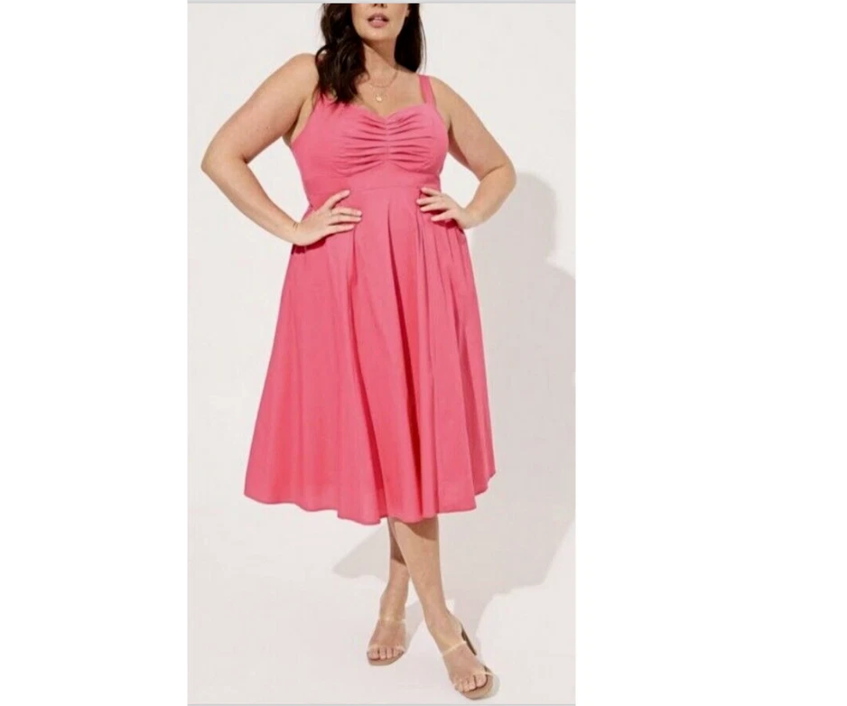 Torrid pink dress top