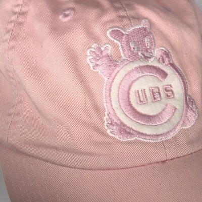 Chicago Cubs Bear Hat Adjustable Baseball Pink American  display picture 3