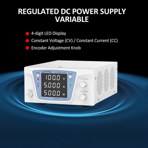 WANPTEK KPS1005D 600W Variable 30V 20A Bench DC Power Supply 4-Digit LED Display - Picture 3 of 8