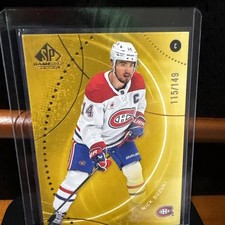 2025-26 Upper Deck Sp Game Used - Nick Suzuki #3 Gold /149