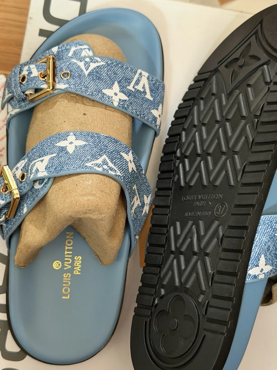 Louis Vuitton Blue Sandals for Women for sale - eBay