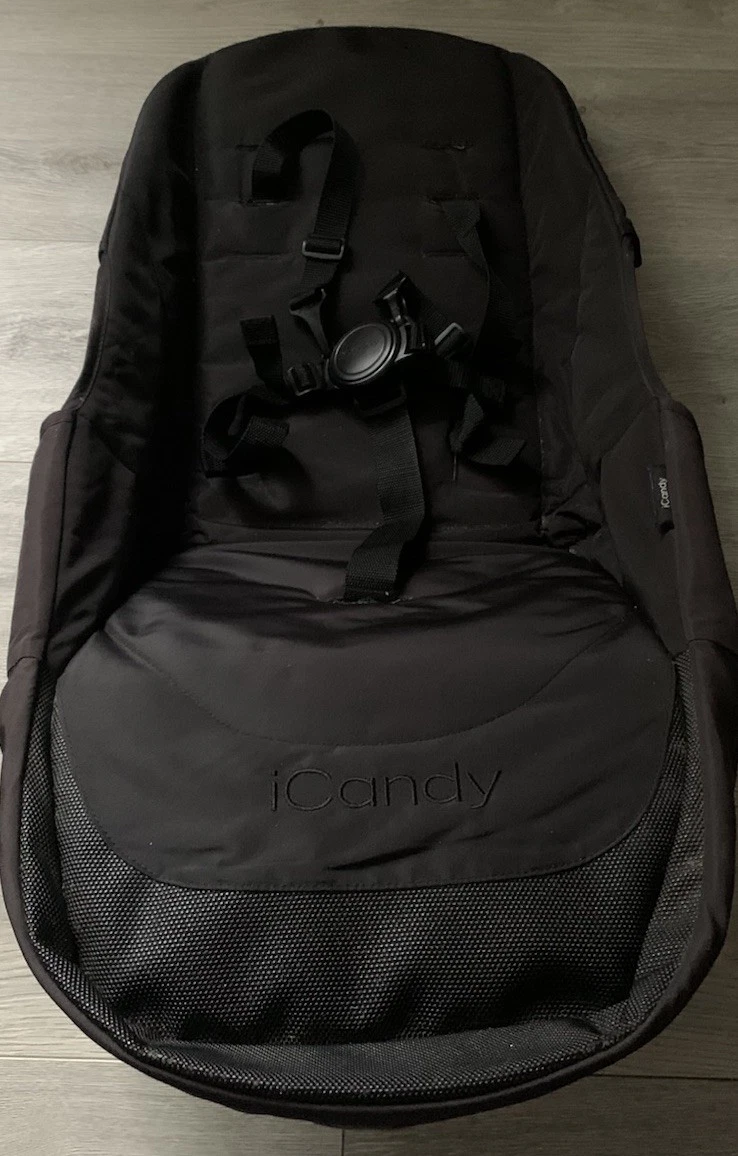 ICandy Strawberry 2 Seat Fabric Black