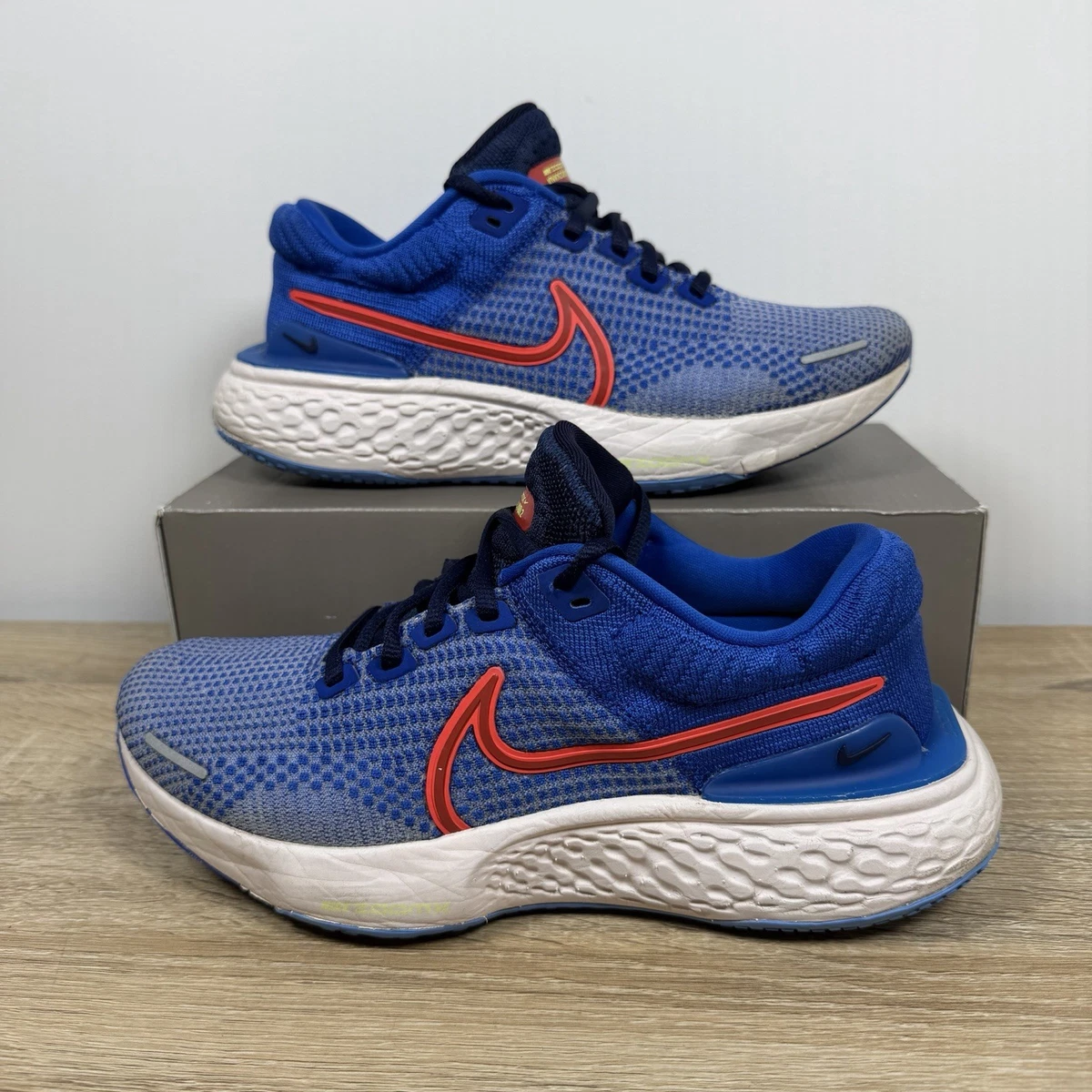 Nike ZoomX Invincible Run Flyknit 2 Game Royal Red Clay for Sale