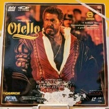Giuseppe Verdi OTELLO The Cannon Group Laserdisc USED Pioneer Artists