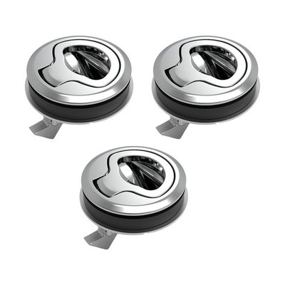 3x Generischer Flush Pull Riegel Runder Riegel Luke für Marine Boot Anhänger