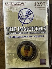 RON GUIDRY 2005 New York Post Yankees Immortals Medallion Coin NIB “LA LIGHTING”