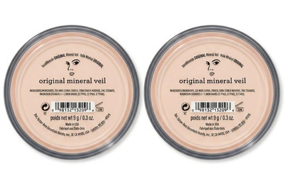 bareMinerals Original Mineral Veil 9g Loose Finishing Powder Pack of 2 Sealed