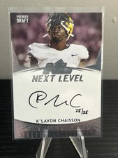 2020 SAGE HIT #NL-KLC K'lavon Chaisson Next Level Signatures Silver #/25