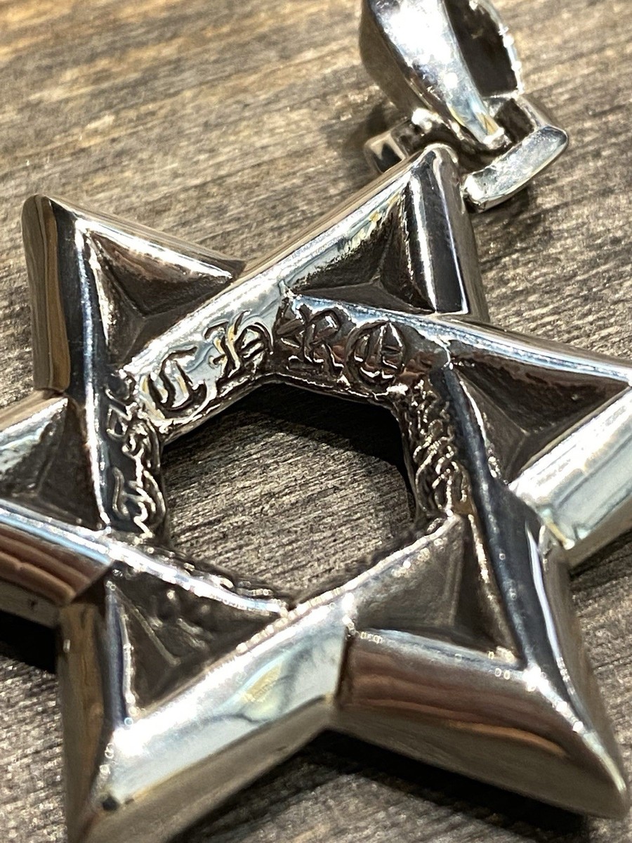 chrome hearts style big david of star pendant only | eBay