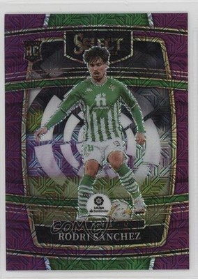 2021 Panini Chronicles Base La Liga Select Purple Mojo Prizm Rodri Sanchez 1e7
