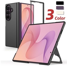 For Samsung Galaxy Z Fold 8 Ultra Phone Case with Camera Lens Cover  Kickstand