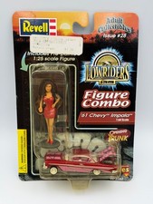 Revell Lowriders 1961 Chevy Impala, Red, Figure Combo, 1:64, NIB