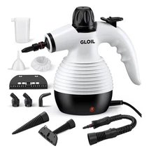 GLOIL Handheld Steam Cleaner, Steamer for Cleaning, Multipurpose Portable Steam