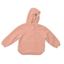 Nike Therma-FIT Pink Pullover Sherpa Hoodie Regular Size M Kid's Polyester