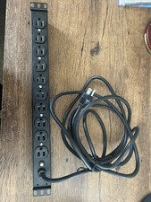 APC Black Basic Rack Power Distribution PDU Strip I0 Outlet 120V 12A IT Electric