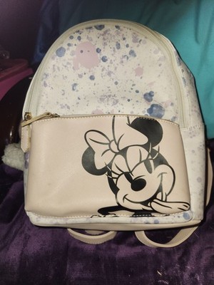 Dani by Danielle Nicole  Minnie Mouse Splatter Mini Backpack NWOT