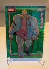 2026 Topps Chrome Marvel #65 Kingpin Green X-Fractor /99