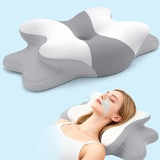 Sleep Apnea Pillow with Neck Pain Snoring Relief -Orthopedic Cervical Pillow,