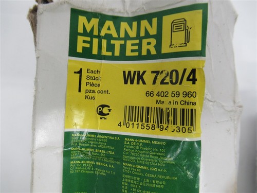 Mann Filter WK720/4 , Inline Fuel Filter - Picture 4 of 4