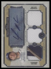 2013 Topps Museum Collection #SSATR-YA Yonder Alonso Triple Relic Auto