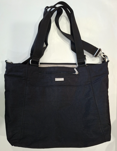 Baggallini Laptop Tote Bag Black Handles Crossbody Strap Pockets