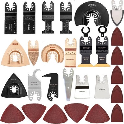 118PC Oscillating Tool Blades, Oscillating Multitool Saw Blades Accessories Kit