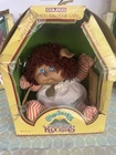 🔥Vintage  1983 Cabbage Patch Kids Koosas KT Factory Brown Hair Blue Eyes In Box