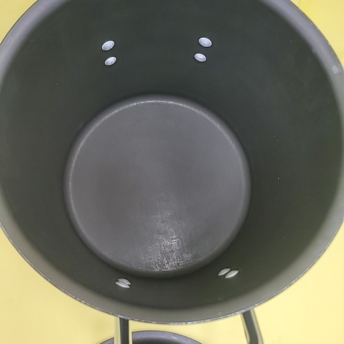 Calphalon Aluminum Cookware Anodized 8 Qt Stock Pot 808-310 0J Lid 8.5" by 12.5" - Picture 9 of 12