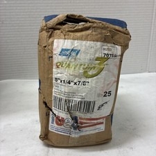 NORTON Quantum 3 5”x1/4”x7/8” Qty 25