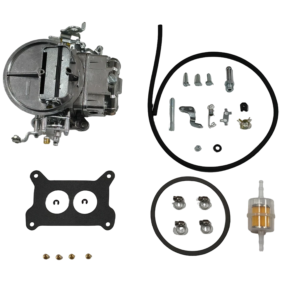 Replace For Holley 2 Barrel Carburetor 500 CFM w/ Manual Choke Gasoline Foto 3 de 4