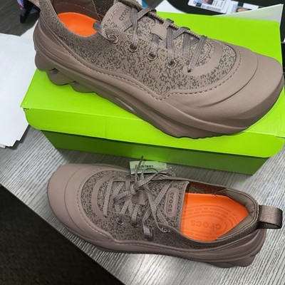 Crocs Echo Surge Truffle Shoes Sz M9/W11 Brown Orange Unisex 210079-0LG NIB