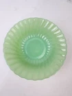 Anchor Hocking Fire-King Jadeite Swirl Shell Vegetable Serving Bowl 8-1/2"