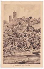 AK Grünwald im Isartal Floß 1922 Flößer F...