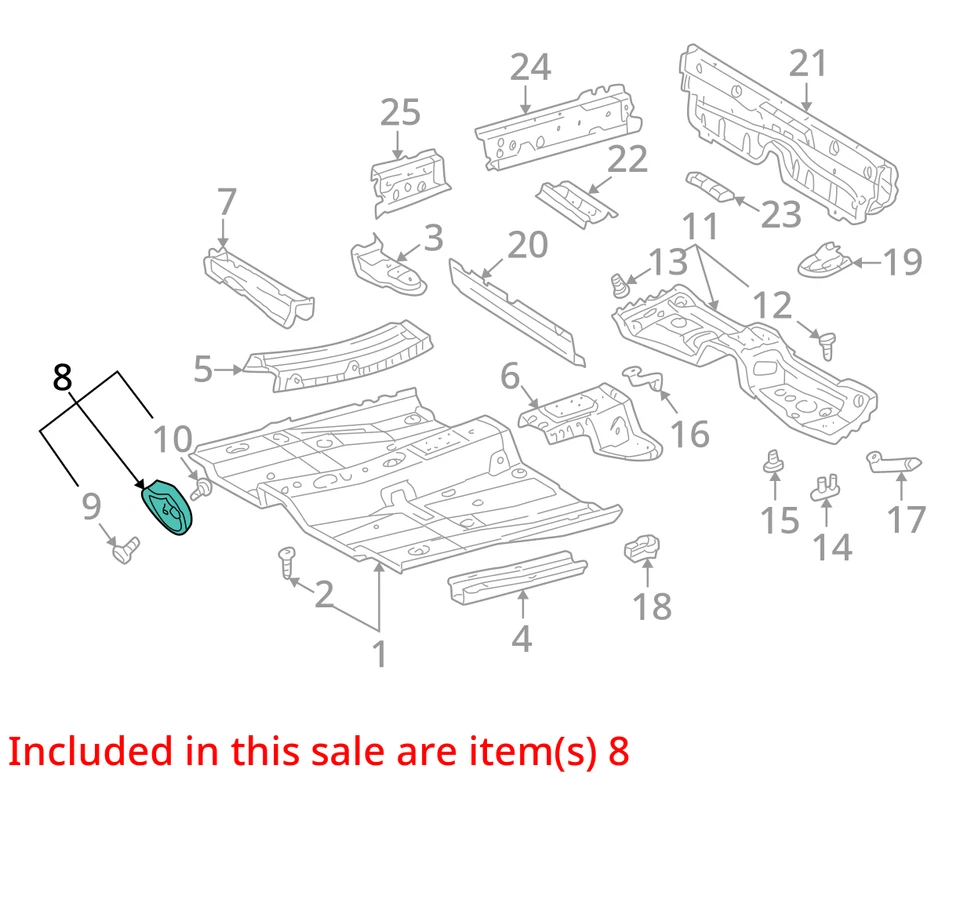 REPOSAPIÉS TOYOTA MR2 SPYDER 2000 PARA PISO LH 5819217030 - NUEVO OEM Foto 2 de 3