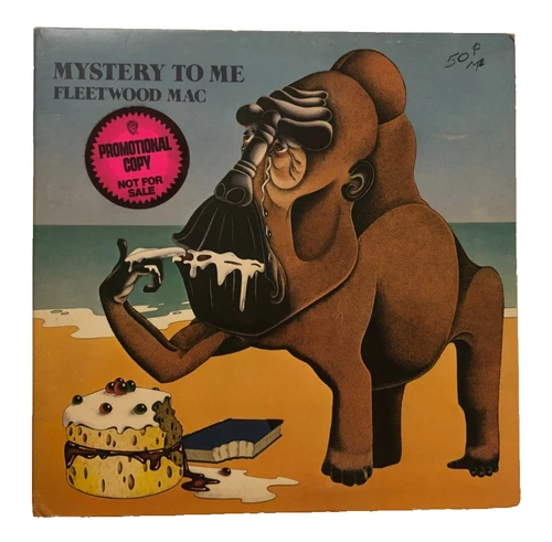 Fleetwood Mac Mystery MS 2158 Promo Sticker  WB Records Vintage 1973 LP Vinyl EX