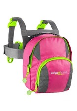 Lucky Bums Deluxe Ski Trainer Kid's Harness PINK Green