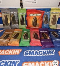 Smackin  Sunflower Seeds Sampler Pack  Cheeseburger Limited Edition Flavor 