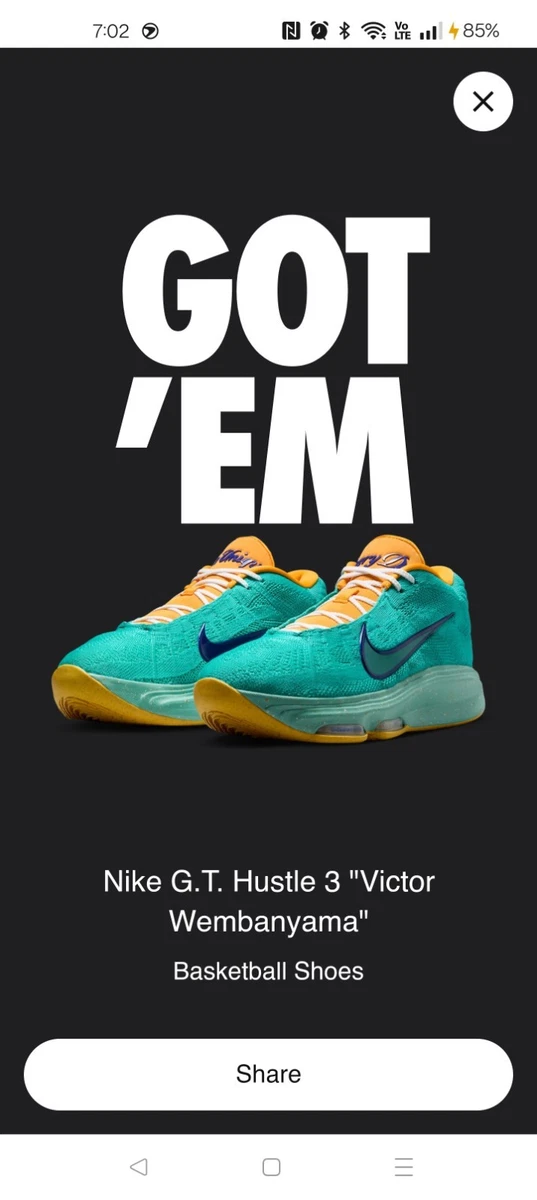 Victor Wembanyama x Nike Air Zoom GT Hustle 3 Be Unique, Every Day