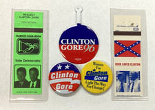 Bill Clinton Political Campiagn Items Lot