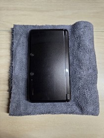 Nintendo 3DS with original box - Cosmo Black - For Repair Tested and Working