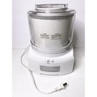 Cuisinart Ice Cream Maker Machine, 1.5 Quart Sorbet, Frozen Yogurt Maker, White