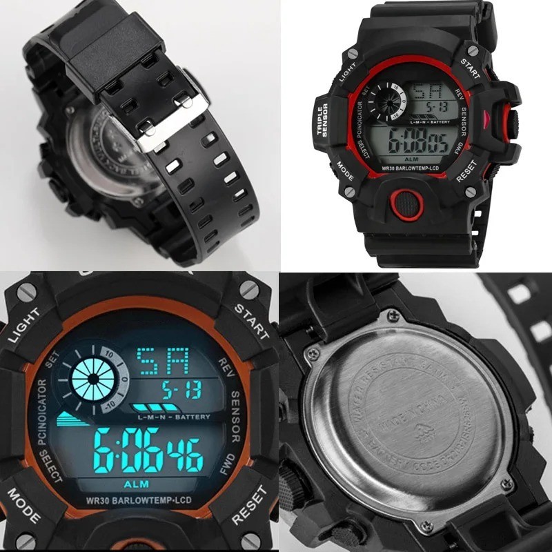 MAYZHISU Digital Sports Watch Men Waterproof LED Military Wristwatch | eBay