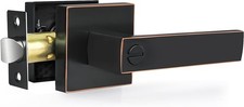 Privacy Door Levers 1 Pack Oil Rubbed Bronze Interior Heavy Duty Keyless